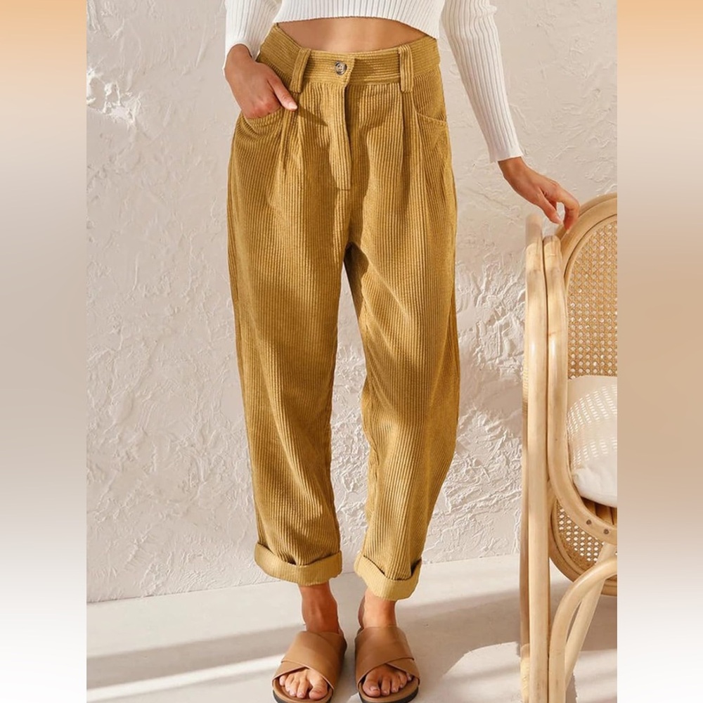 Cropped Corduroy Pant